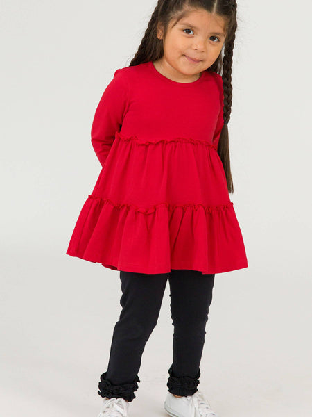 Girls. Ruffle Leggings