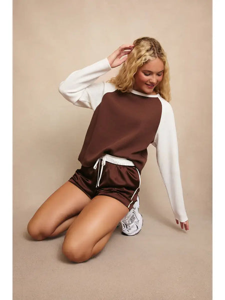 Top, Raglan LS Waffle