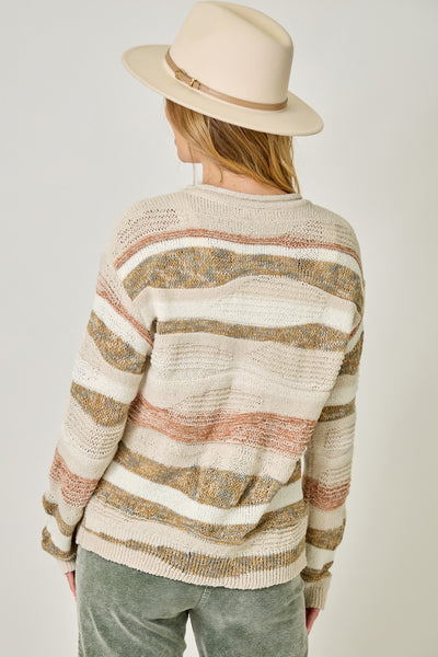 Sweater, Wavy Sand