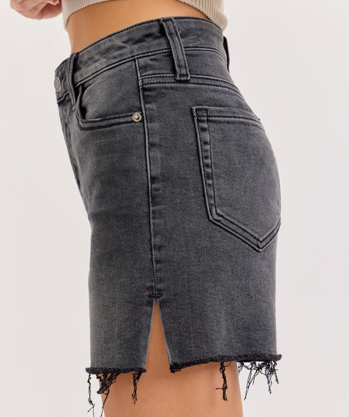 Short, Washed Black