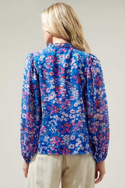 Top, Lizzy Royal Blue
