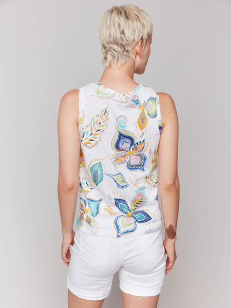 Top, Twisted Hem Tank