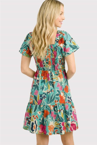 Dress, Smocked Bodice