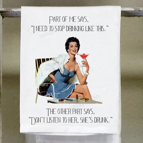 Home, Sassy Girl Dish Towels