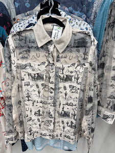 Jacket, Sheer  Western