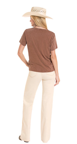 Tee, Boot Stitch Mahogany
