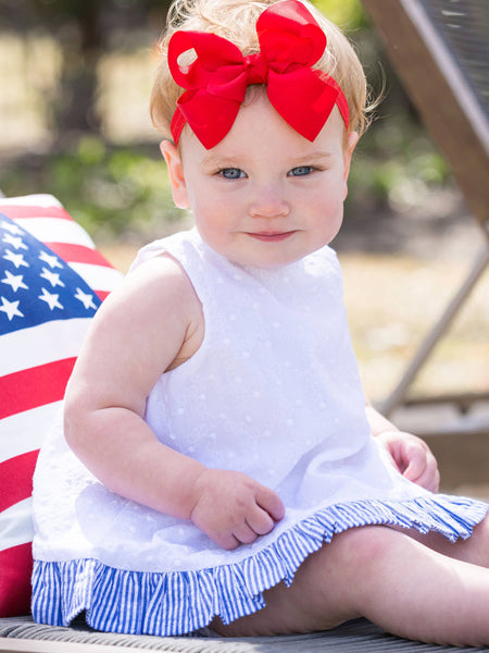 Girls, Red Bow Headband