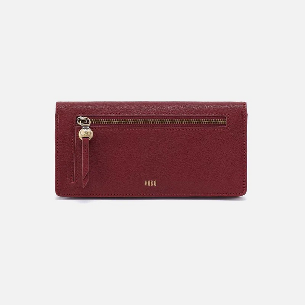 Wallet, Hobo Hutton LG Red Dahlia