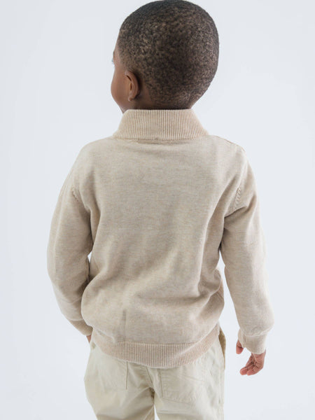 Boys, LS 1/4-Zip Sweater