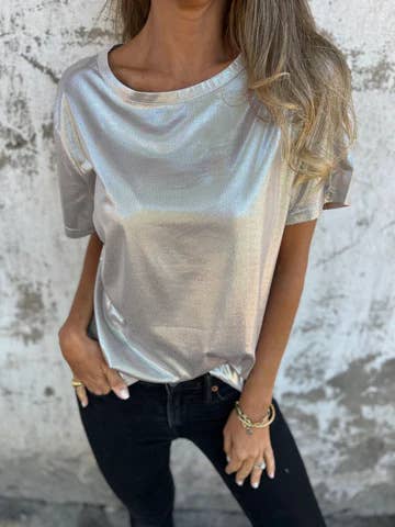 Top, Metallic Glossy