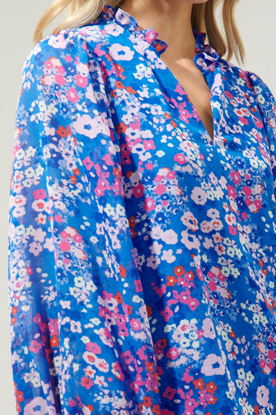 Top, Lizzy Royal Blue