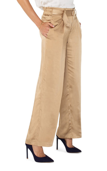 Pant, Belted Paperbag Golden