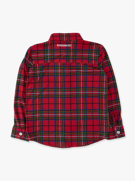 Boys, Red Plaid Shirt