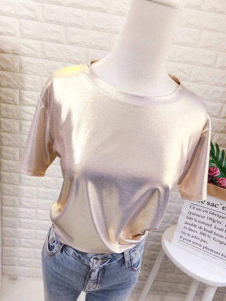 Top, Metallic Glossy