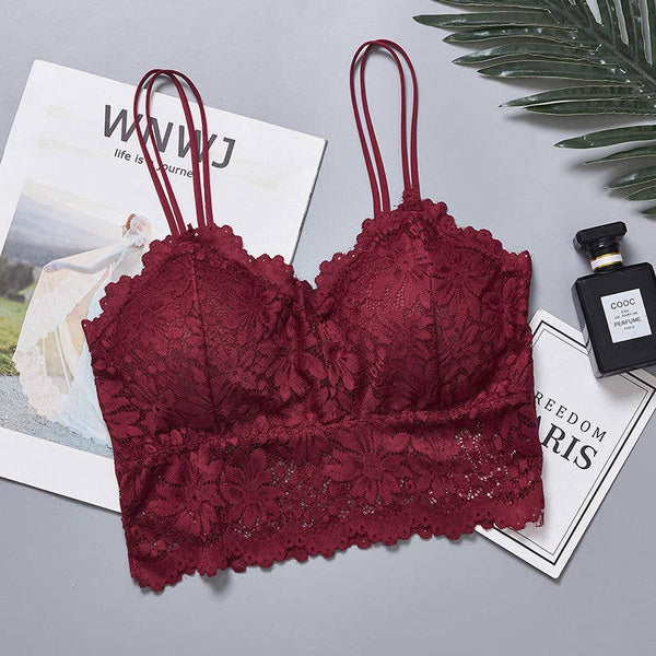 Solid Lace Bralette Top