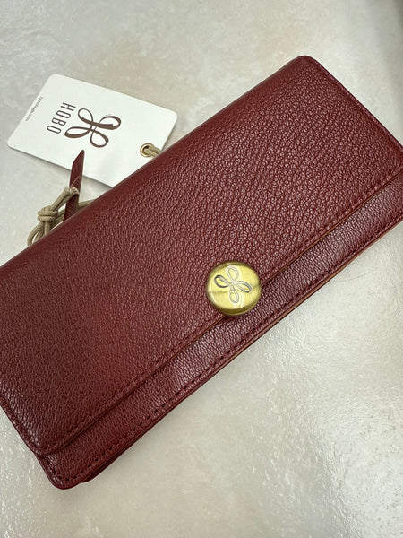 Wallet, Hobo Hutton LG Red Dahlia