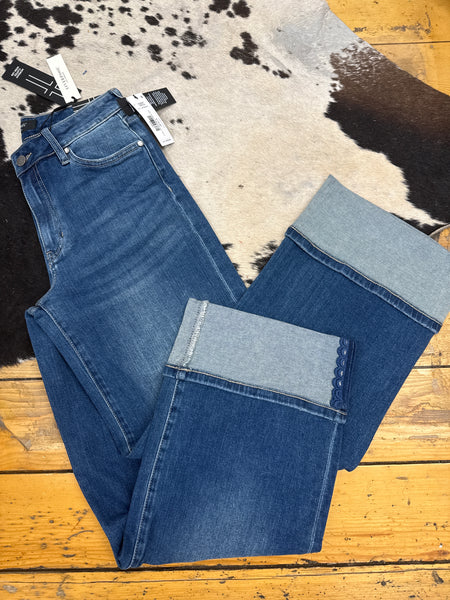 Pant, Morgan Cuffed Wide Leg
