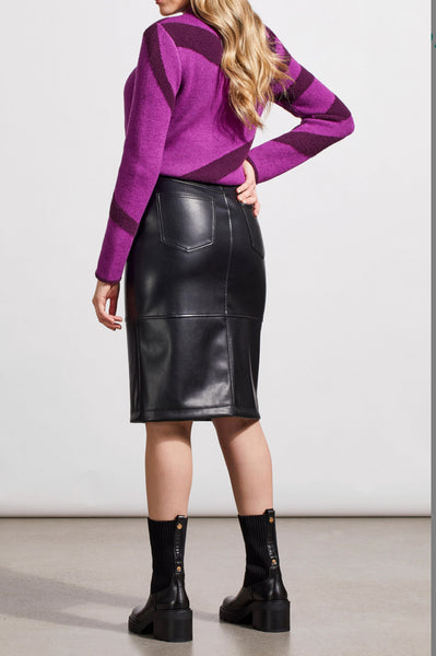 Skirt, Faux Leather