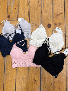 Bralette, Crochet Lace