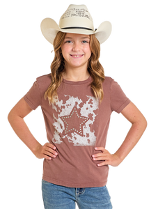 Girl's Cowhide Star Tee