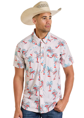 Shirt, Men's TEK Western Palm