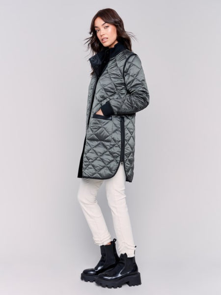 Jacket, Reversible Iridescent Quilted