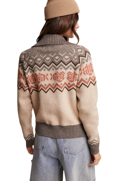 Cardigan, Retro Zip-Up