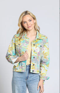 Jacket, Printed Denim