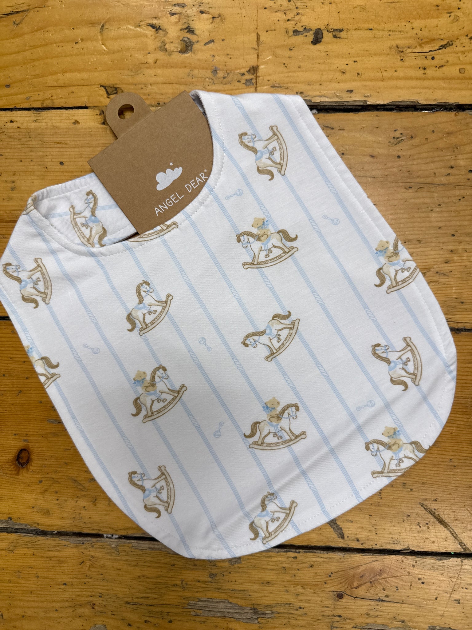 Baby, Vintage Rocking Horse Bib