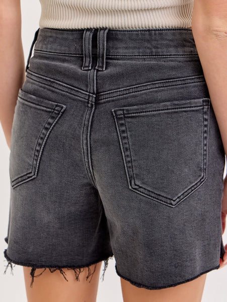Short, Washed Black
