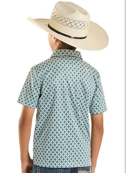 Boys, Mini Aztec Geo Polo