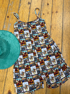 Romper, Western Collage