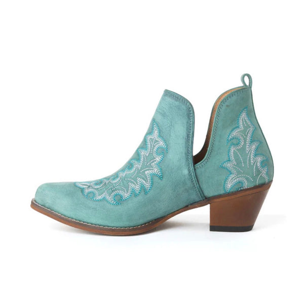 Bootie, Seabreeze Embroidered