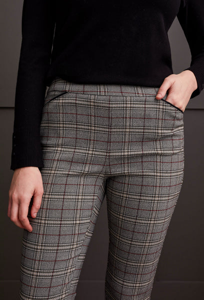 Pant, Bordeaux Pull On