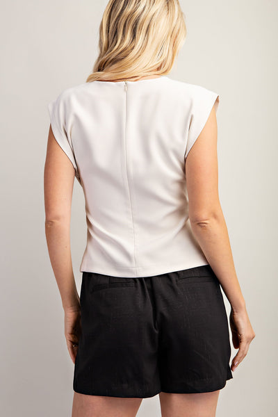 Top, Waist Pleated