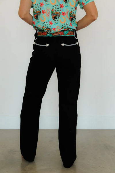 Pant, Black Western