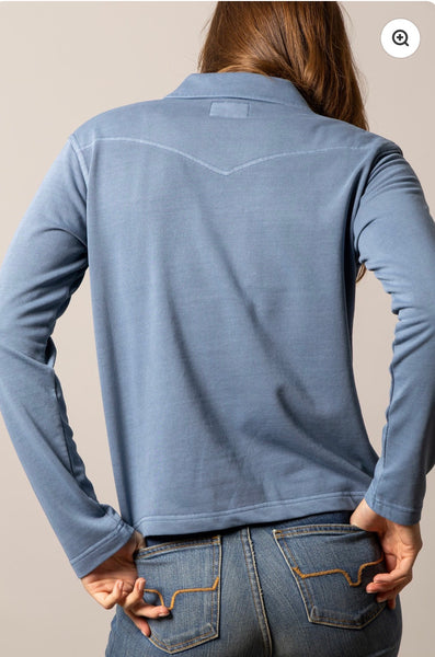 Top, Abby LS Polo