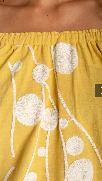 Top, 3/4 Slv Woven