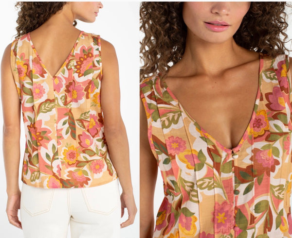Top, Slvless V Neck