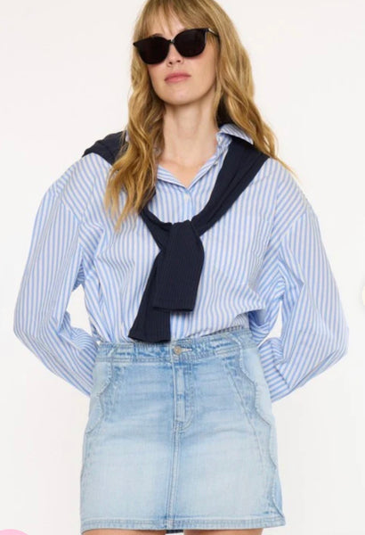 Skirt, Mid Rise Denim