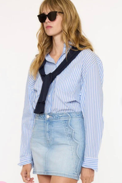 Skirt, Mid Rise Denim