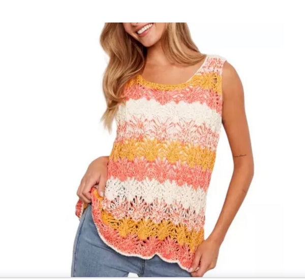 Top, Crochet A Line Tank
