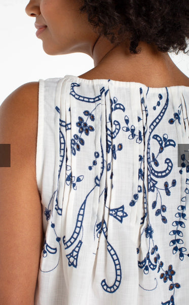 Top, Slvless Boat Neck