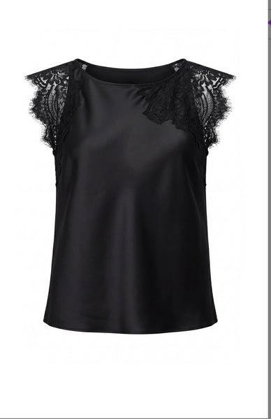 Top, Slvlss Satin Black