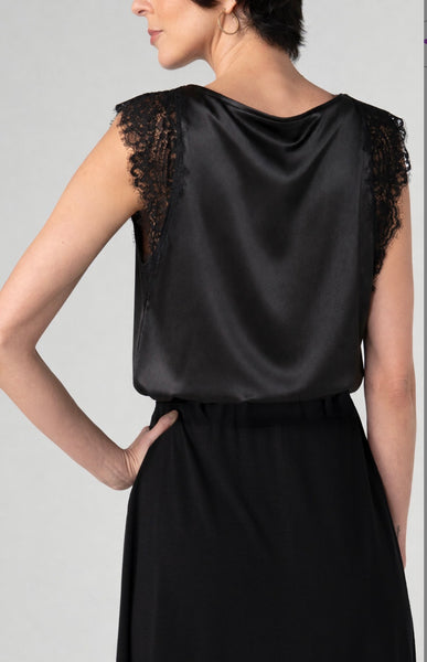 Top, Slvlss Satin Black
