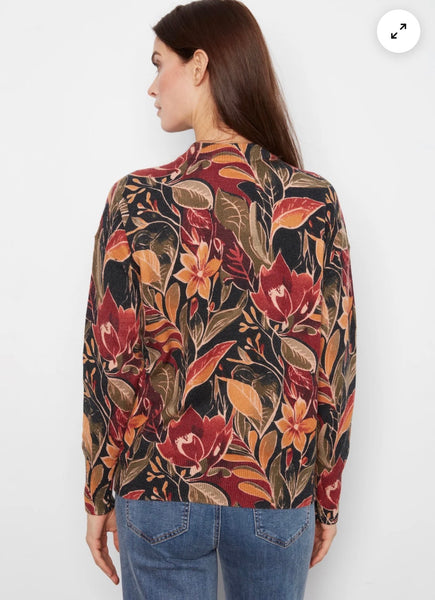 Sweater, Drop Shoulder Print