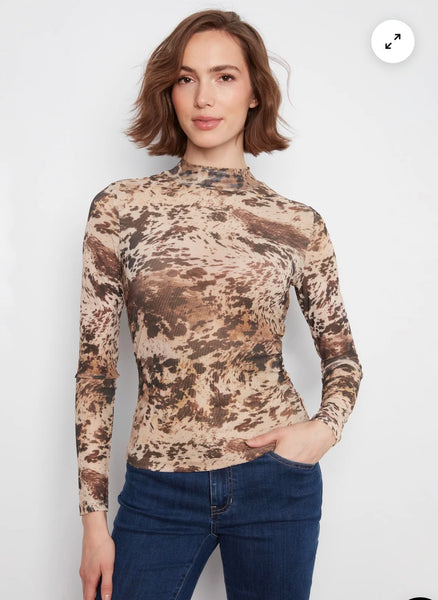 Top, LS Mock Country