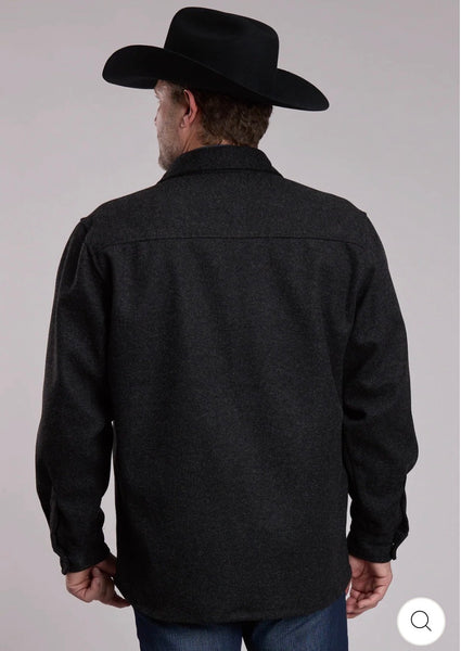 Men's Shirt Jacket, Char
