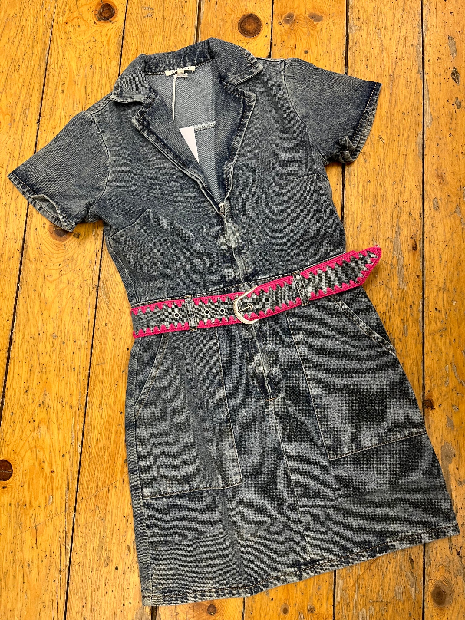 Dress, Denim Mini