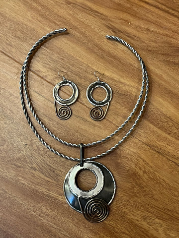 Jewelry, Choker/Earring Set